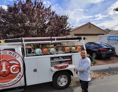 Ivan Standing Next To Best In The West Service Truck